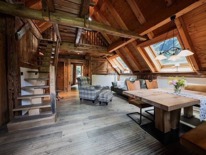 Bauernhof für 4 Personen, mit Balkon und Balkon/Terrasse sowie Terrasse und Garten
