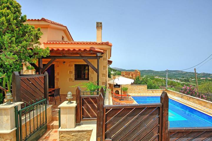 Villa für 4 Personen, mit Balkon und Terrasse sowie Pool in Chania und Umgebung - 4