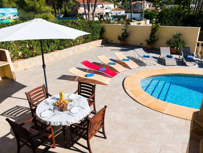 Villa für 8 Personen, mit Garten in Moraira - 4