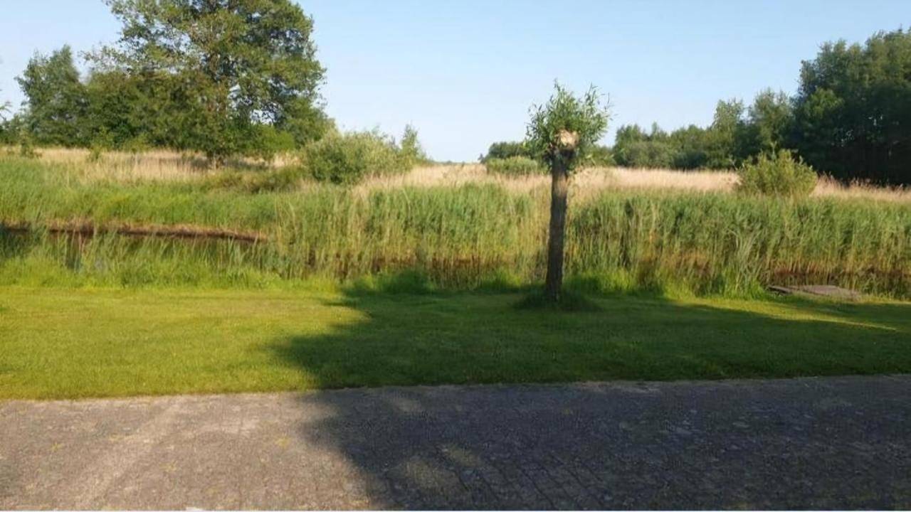 It wiide sicht in Eernewoude, Nationaal Park De Alde Feanen
