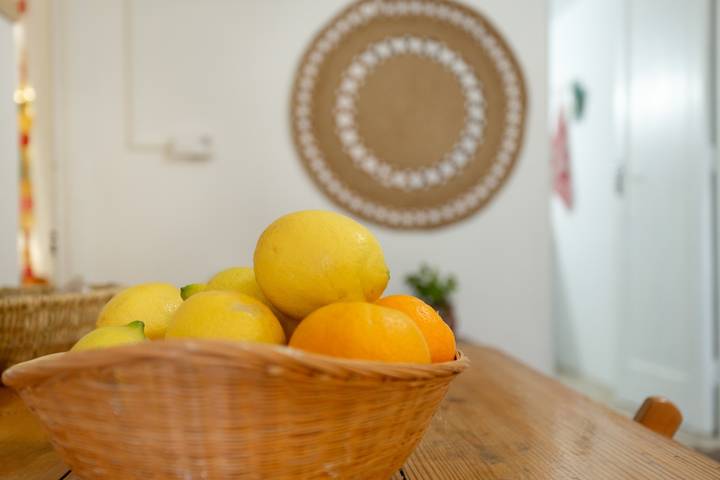 Vakantiehuis 'Casa Vacacional La Finca González' met Uitzicht op de Bergen, Privéterras en Privétuin in El Helechal, Valsequillo de Gran Canaria