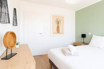 Cottage pour 3 personnes, avec jardin et balcon dans Logelbach