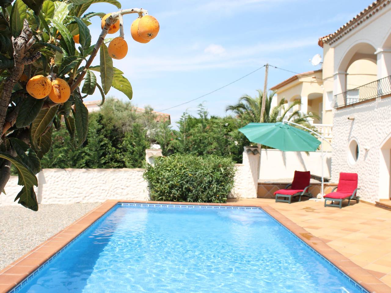 Alquiler vacacional de casa con piscina y vistas, max.6 personas, Roses in El Mas Fumats, Roses
