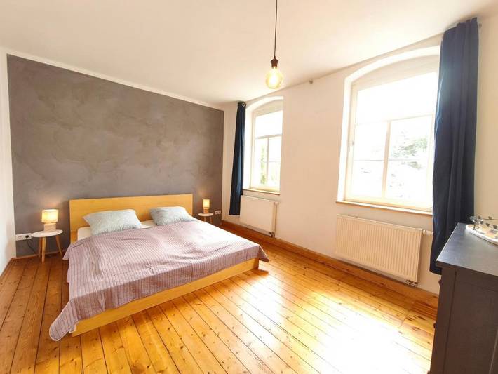 Ferienwohnung für 7 Personen, mit Ausblick und Garten in Bannewitz