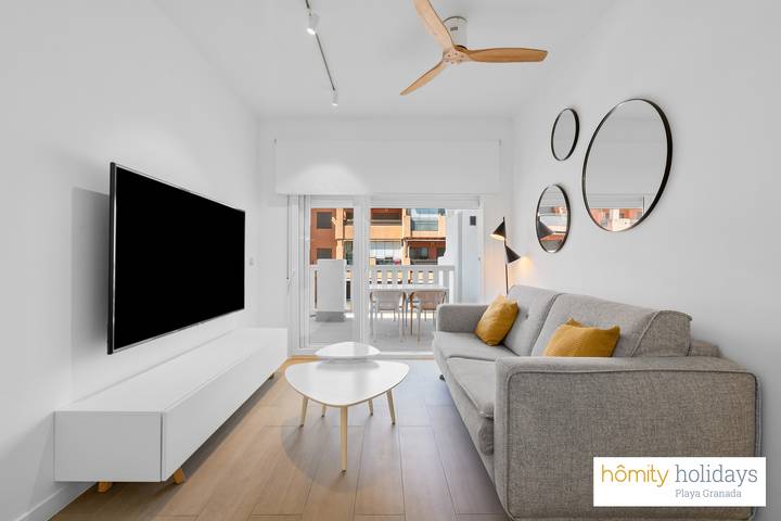 Apartamento para 6 personas, con terraza, Familias con niños en Playa Granada