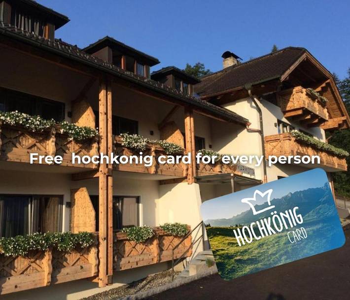 Hotel für 4 Personen, mit Sauna und Ausblick sowie Garten in Mühlbach am Hochkönig