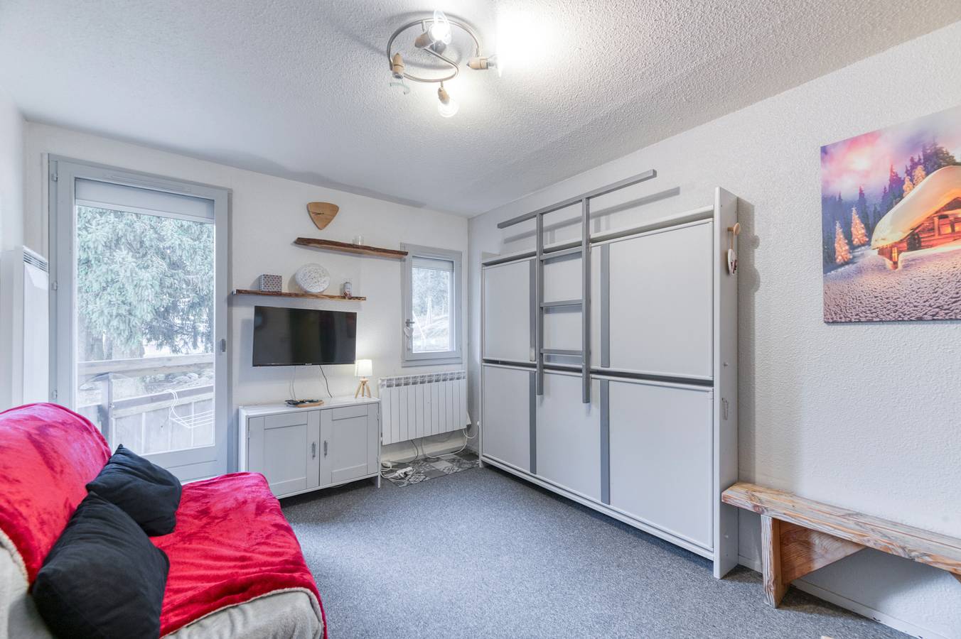 Appartement entier, Appartement 'Les Sapins 1' avec vue sur la montagne et balcon in Prapoutel, Les Adrets