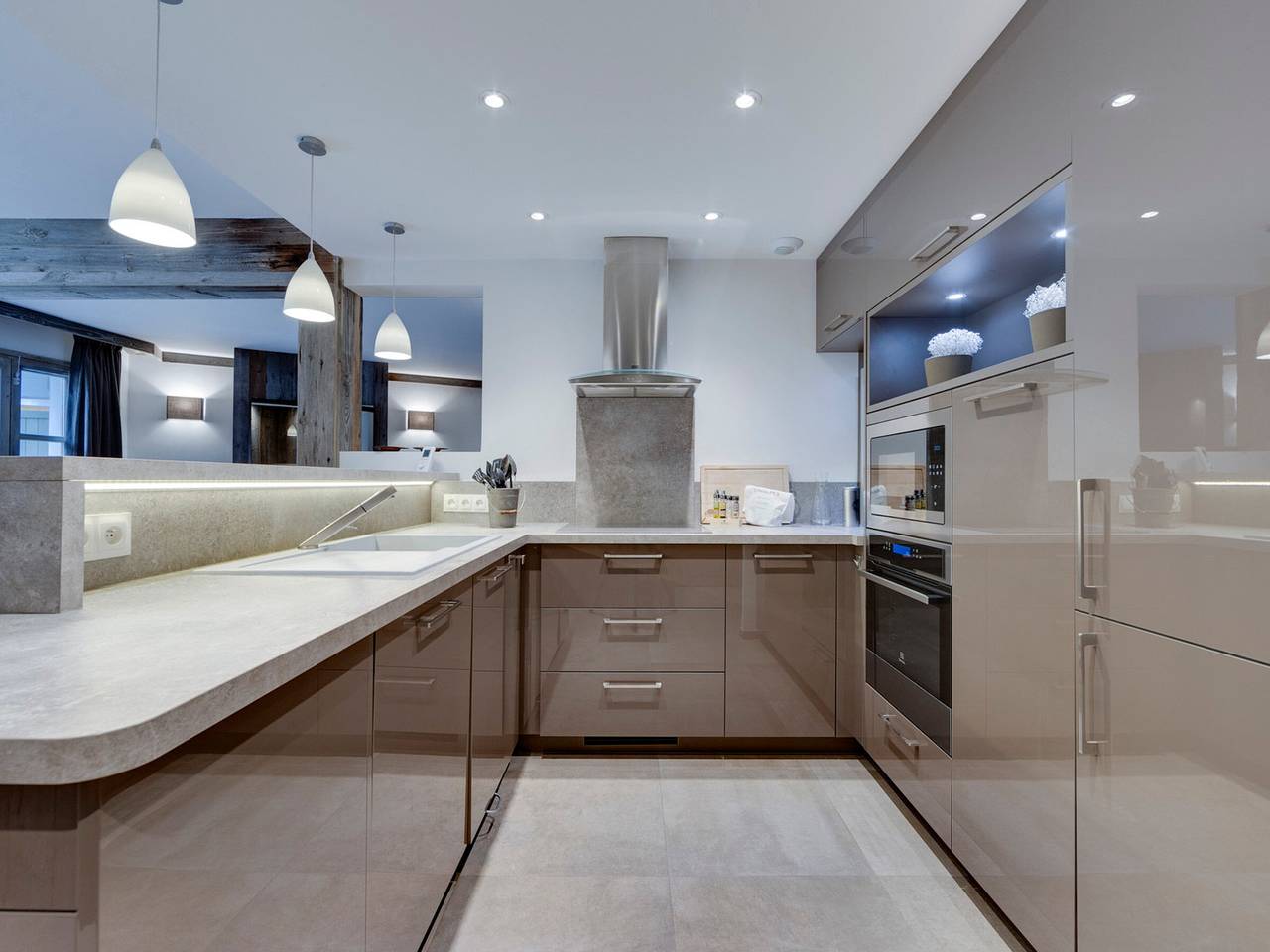 Geheel appartement, Duplex on the slopes with fireplace and spa in Arc 1950, Bourg-Saint-Maurice