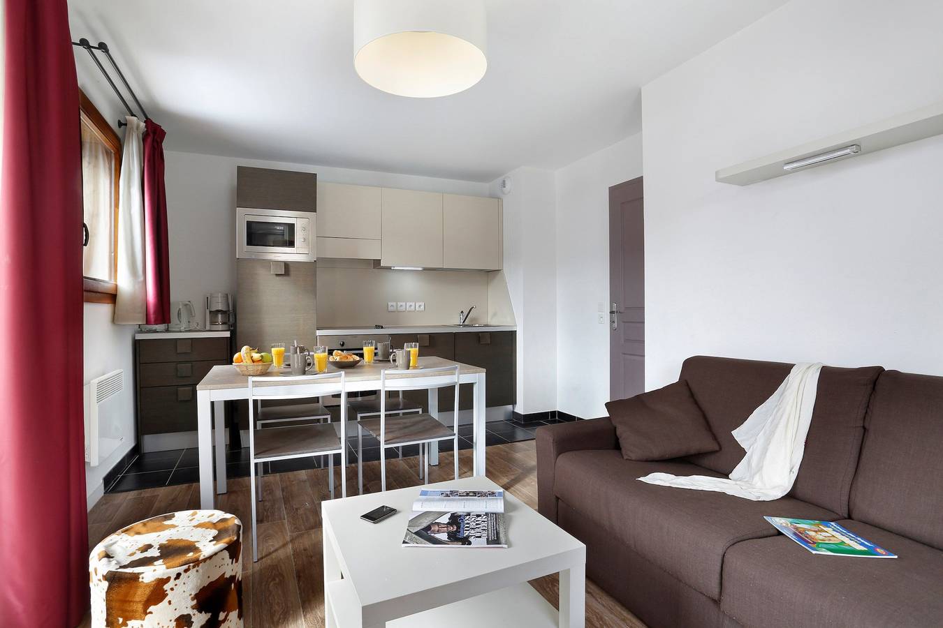 Appartement entier, Appartement de vacances pour 4 personnes avec balcon in Mont-de-Lans, Les Deux Alpes