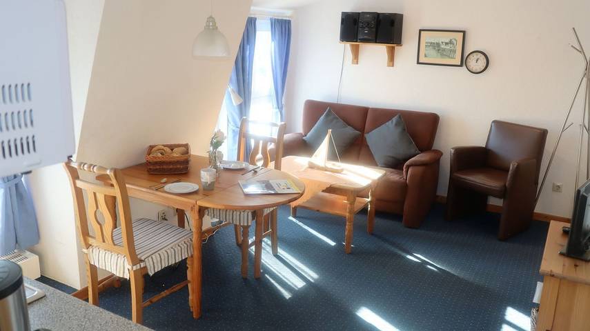 Ferienwohnung für 2 Personen, mit Ausblick in Neuharlingersiel