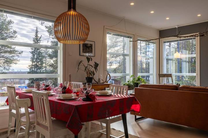 Appartement de vacances pour 7 personnes, avec sauna et terrasse, animaux acceptés
