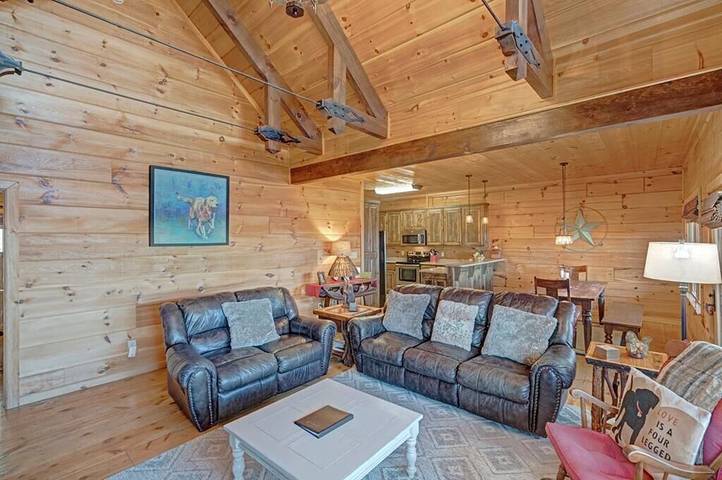 Blockhütte für 8 Personen, mit Terrasse - 1