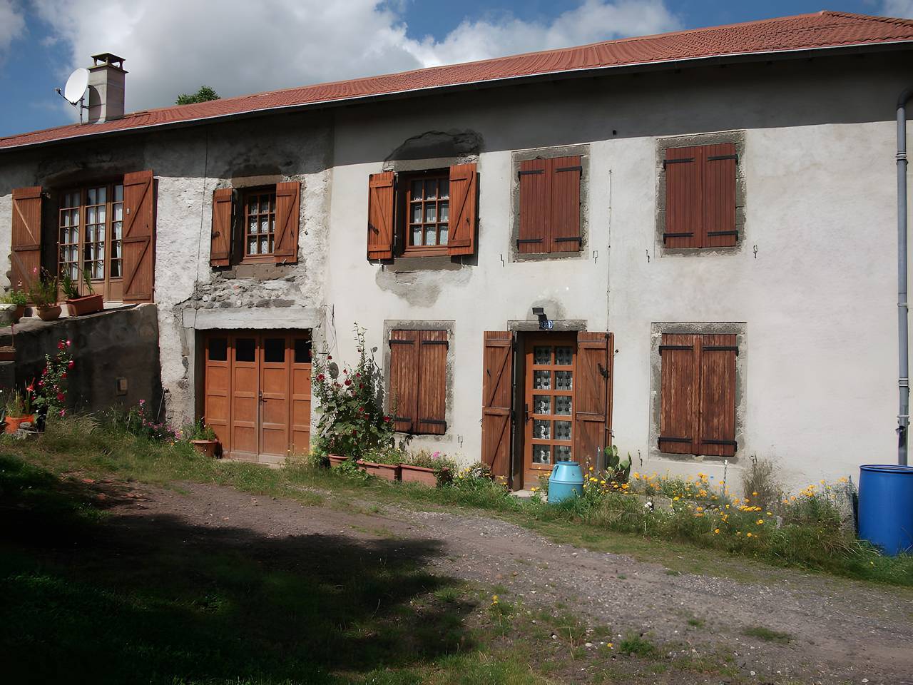 Maison de vacances « Le Paillassou » avec vue sur la montagne et Wi-Fi in Blanzac, Haute-Loire