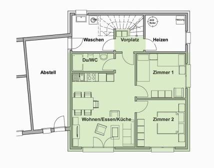 Ganze Ferienwohnung, Ferienwohnung Fionas / Wohnung Vonlanthen - Ferienwohnung für 2-5 Personen, 65m2 in Ftan, Unterengadin