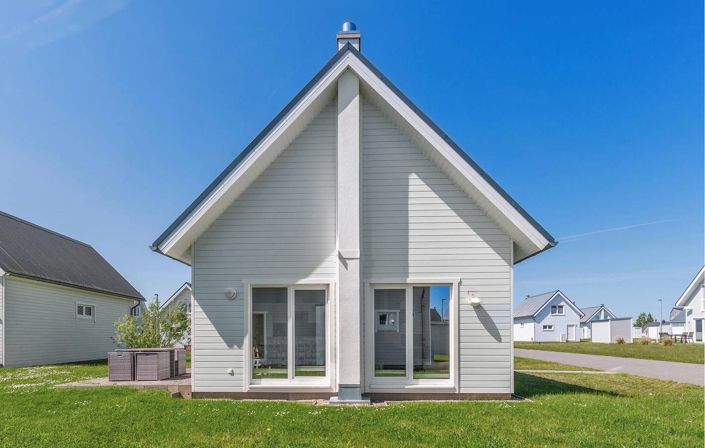 Rückzugsort am Strand: 800 m zum Meer, Parkplatz, Terrasse & mehr in Olpenitz, Kappeln