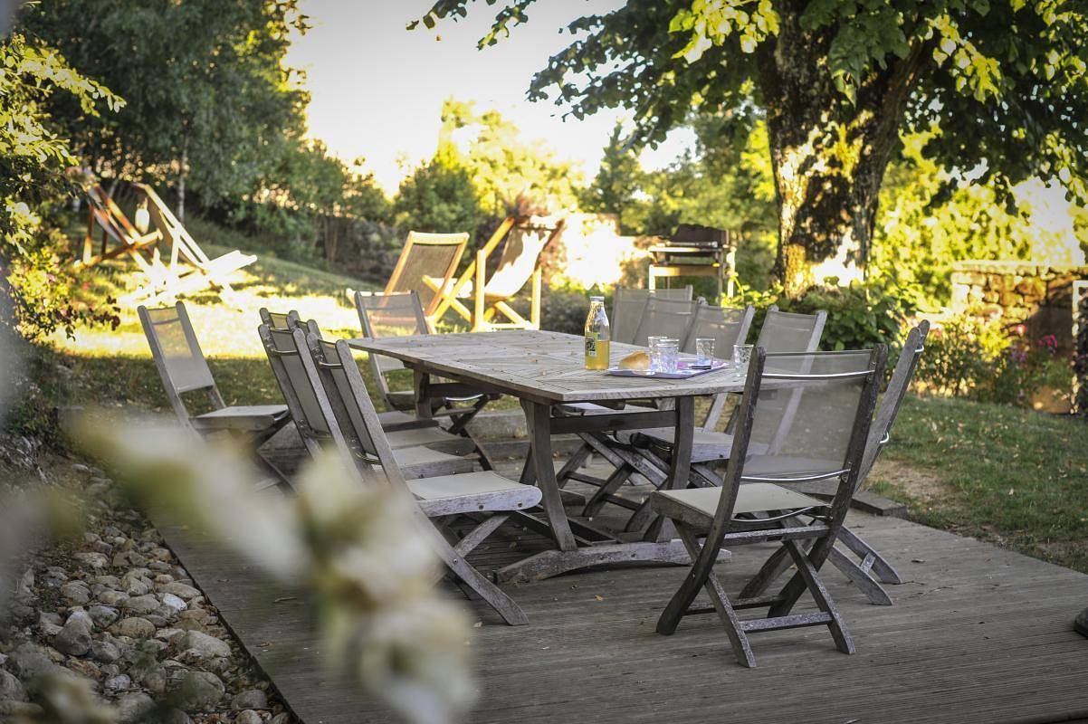 Gîte voor 12 personen met tuin in Le Bourg (Lot), Lot