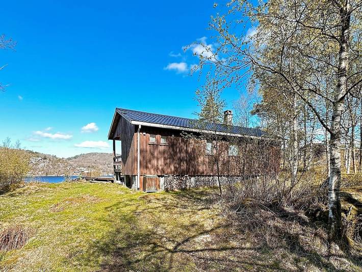 Feriehus for 5 personer, med Terrasse i Farsund 