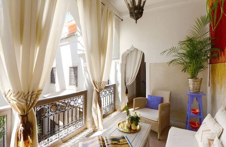 Villa pour 12 personnes, avec terrasse ainsi que jardin et sauna à Marrakech - 3