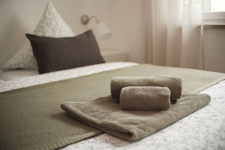 Ferienwohnung für 4 Personen, mit Terrasse und Pool in Gerolzhofen