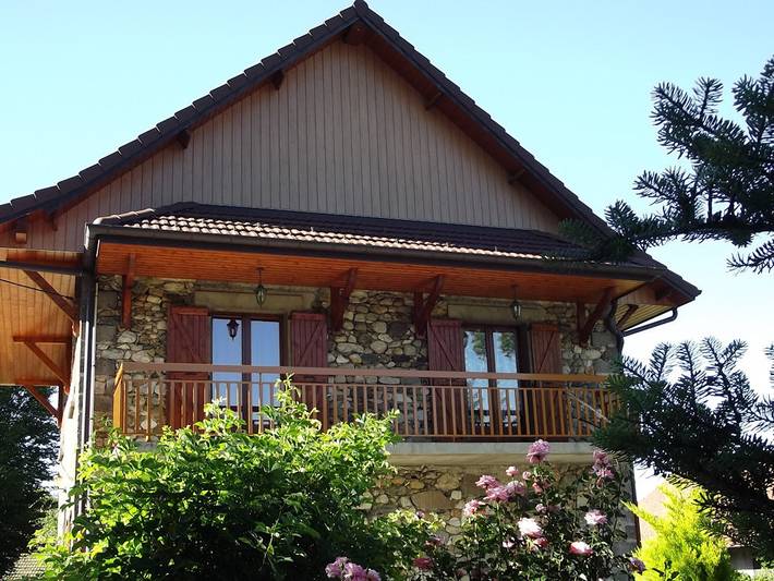 Gîte pour 5 personnes, avec jardin et balcon