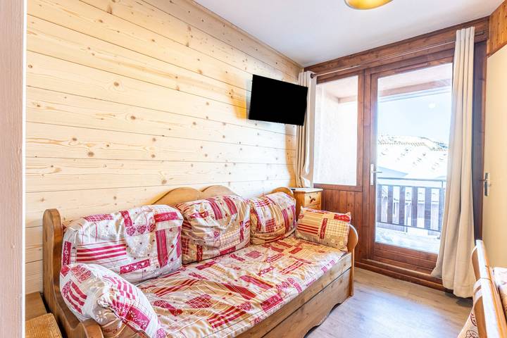 Appartement entier, Appartement 'La Croix Du Sud' avec vue sur montagne et balcon in Valmeinier, Région de Saint-Jean-de-Maurienne