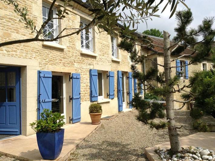 Chambre d’hôte pour 6 personnes, avec vue et jardin