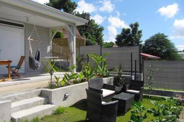 Location de vacances pour 5 personnes, avec jardin et vue, animaux acceptés à Saint-Claude (Guadeloupe)