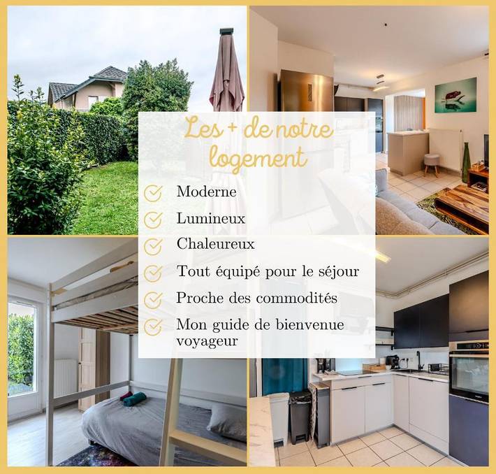 Gîte pour 5 personnes, avec terrasse et jardin à Sciez - 4