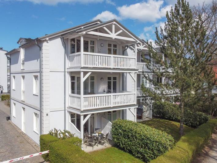 Ferienwohnung für 4 Personen, mit Garten und Terrasse, mit Haustier in Binz