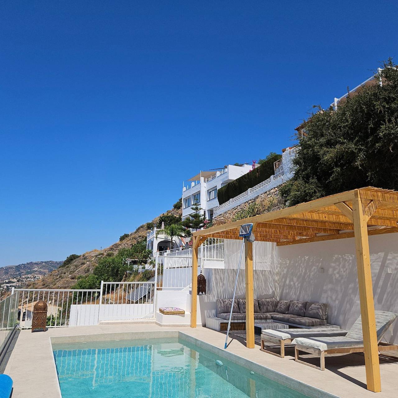 Ferienhaus 'Limonero' mit Meerblick, Wlan und Klimaanlage in Salobreña, Costa Tropical
