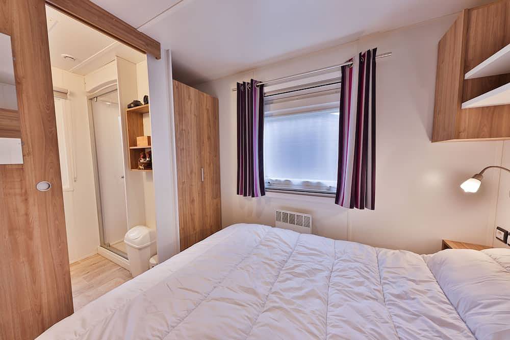 Grand Mobil-home 6 personnes 3 chambres 2 s de bains camping 3* Parc de la Fecht in Munster, Parc naturel régional des Ballons des Vosges