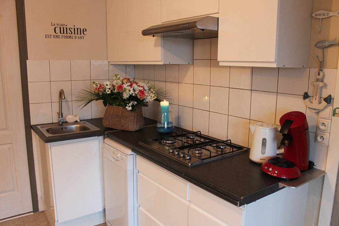 Gîte La Goélette, vue mer, 4 pers. 70 m² avec cour in Saint-Martin-en-Campagne, Région de Dieppe
