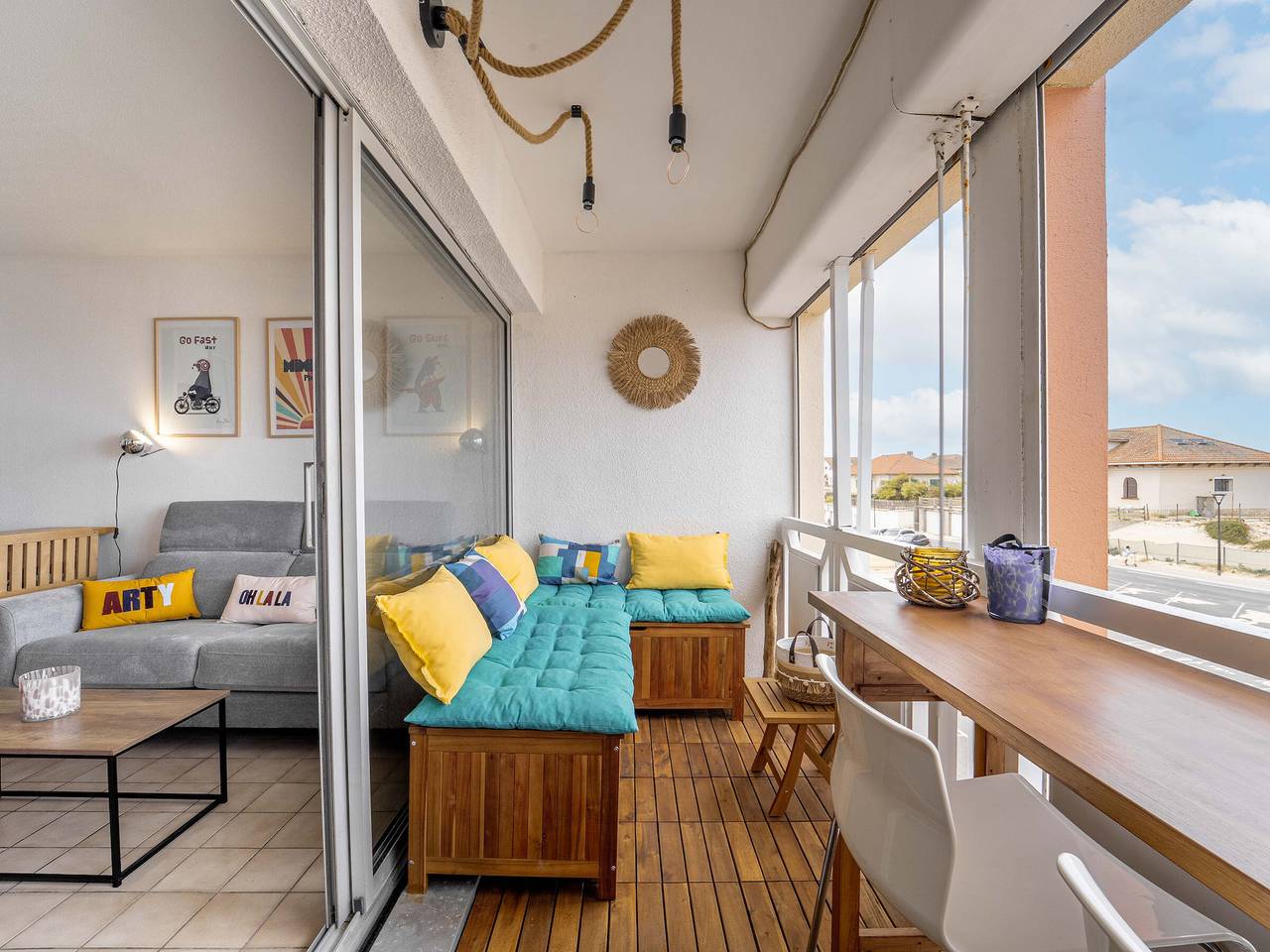 Ganze Wohnung, Meerblick-Wohnung in Mimizan - 4 Pers, Balkon & Parkplatz Inklusive in Mimizan Plage, Mimizan