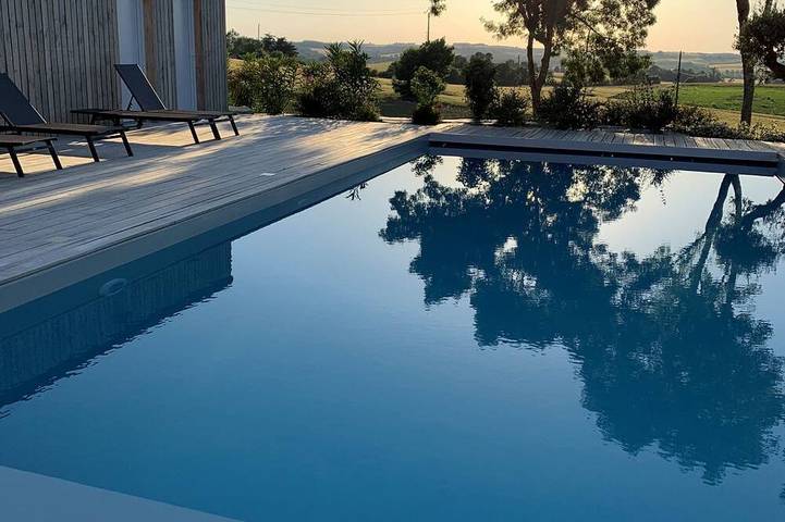 Location de vacances pour 14 personnes, avec jardin et jacuzzi, animaux acceptés à Faudoas