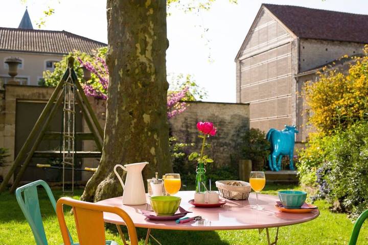 Chambre d’hôte pour 5 personnes, avec vue et jardin à Cluny - 3