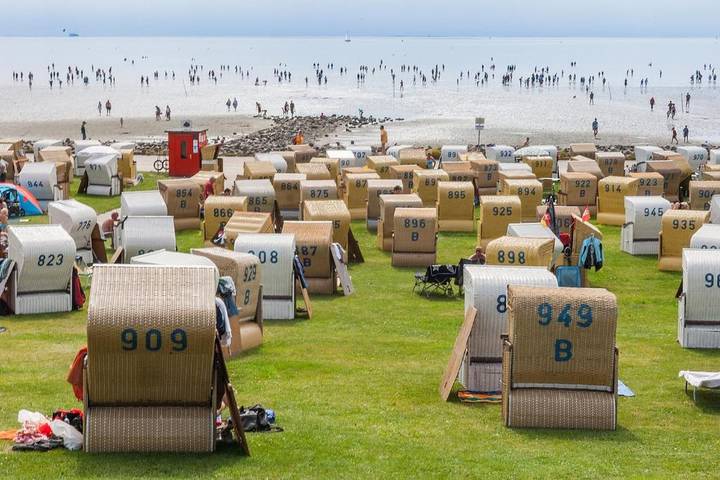 Ganze Ferienwohnung, Wohnung 311 Im Sonnenschein - Haus Ebenezer - Wohnung 311 Im Sonnenschein, 74 qm, 3 Zimmer, max. 4 Personen in Hafen Büsum, Büsum
