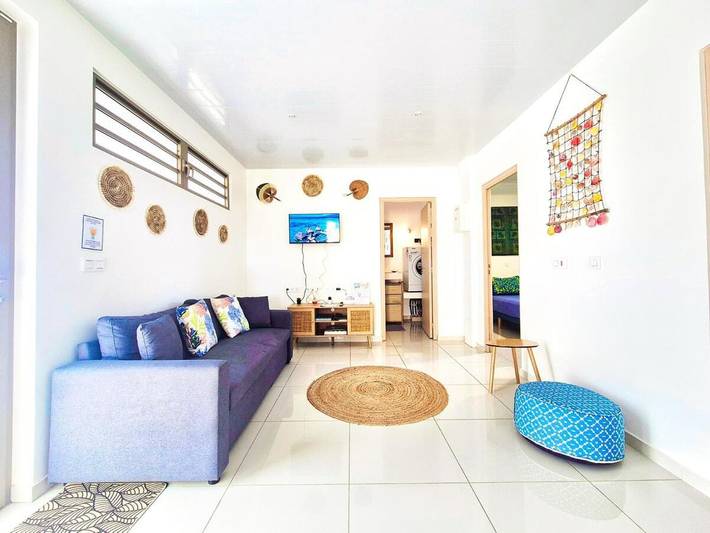 Appartement de vacances pour 5 personnes, avec jardin et vue