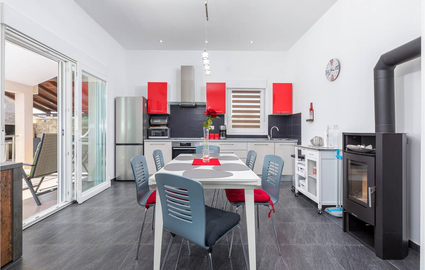 Ferienhaus für 7 Personen mit Terrasse in Valbandon, Südküste Istrien