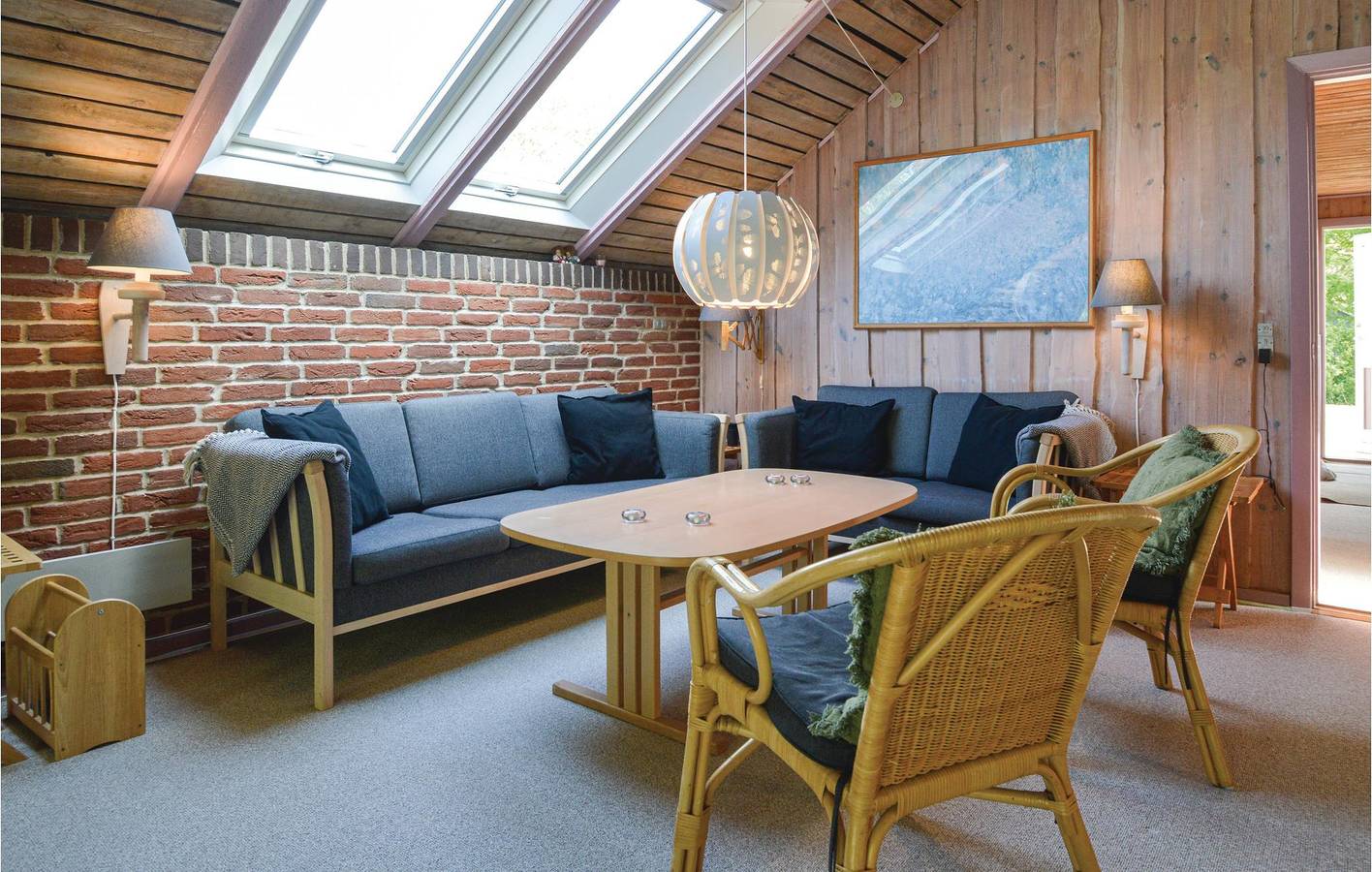 Ferienhaus für 8 Personen mit Terrasse in Bork Havn, Ringkøbing Fjord