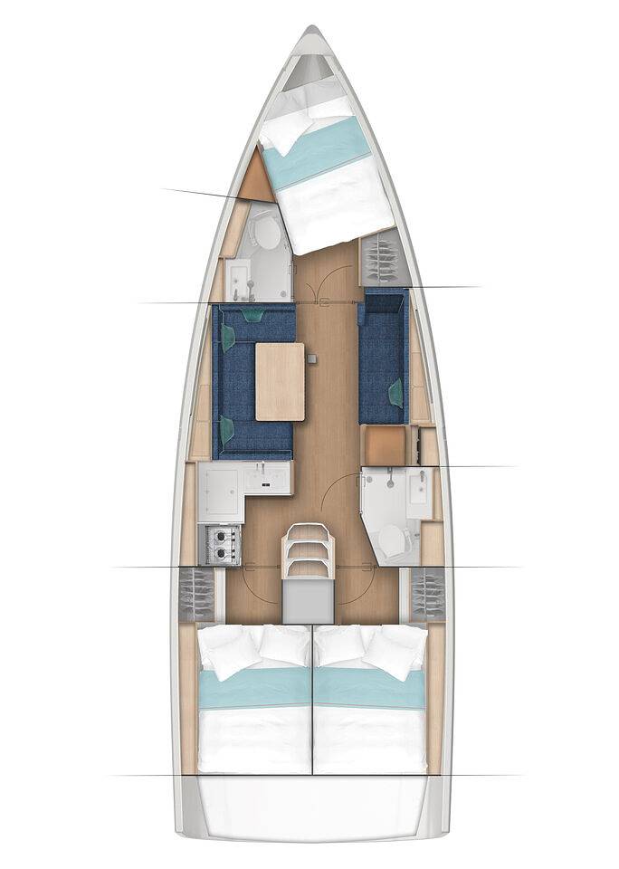 Boot für 4 Personen mit Whirlpool in Bodrum, Türkische Ägäis