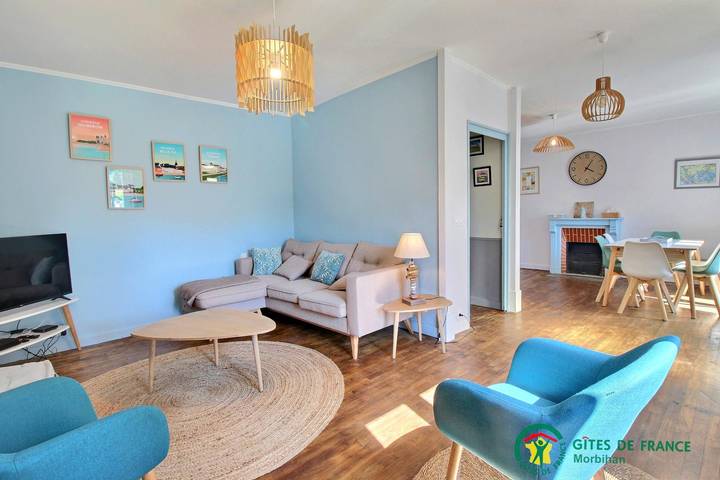 Gîte pour 6 personnes, avec Terrasse et Jardin à Baden (France) - 4