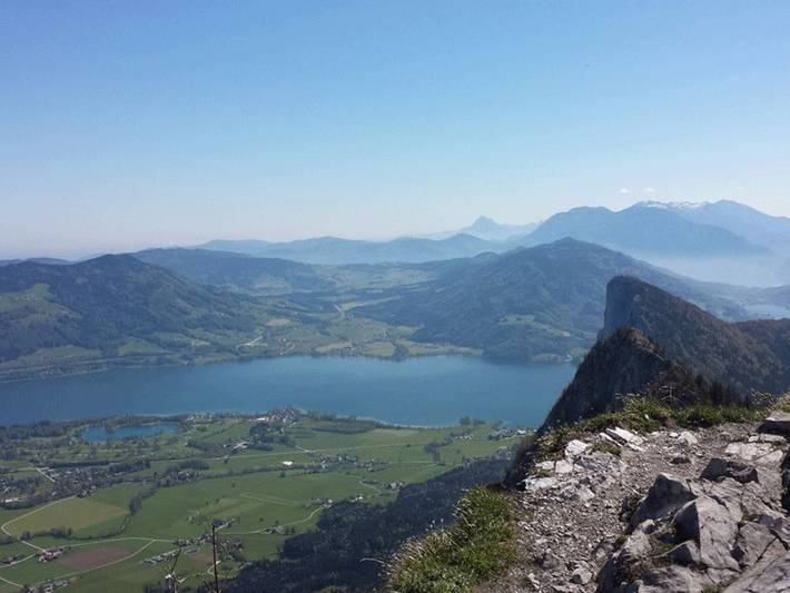 Ferienwohnung für 3 Personen, mit Balkon und Garten sowie Ausblick am Mondsee - 3