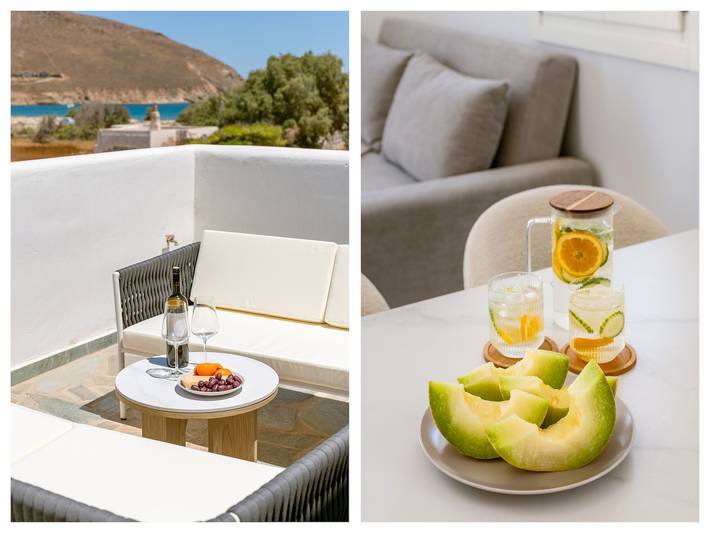 Gîte pour 4 personnes, avec balcon/terrasse dans Paros - 2