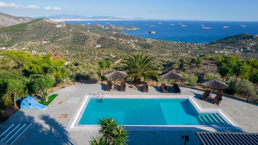 Villa für 12 Personen, mit Pool und Ausblick sowie Garten, mit Haustier - 1