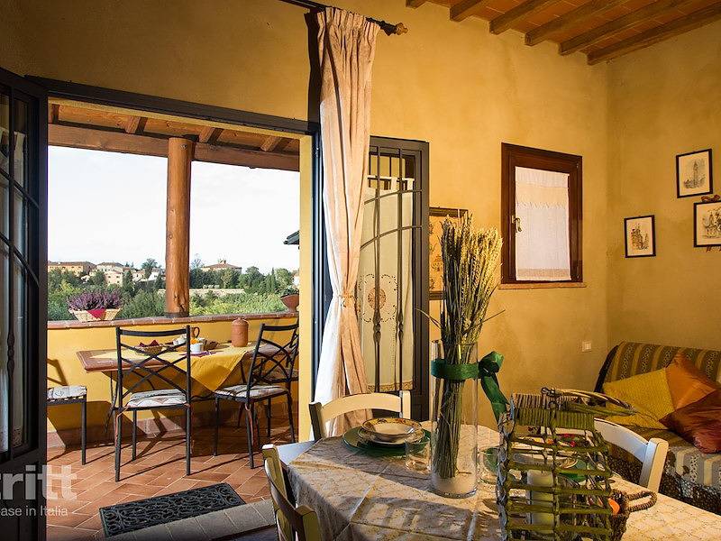 Tritt — Schöne Ferienwohnung für 4 Personen mit Restaurant in der Nähe von Pisa in Lari, Casciana Terme Lari