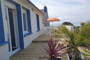 Gîte pour 4 personnes, avec terrasse et jardin, animaux acceptés à Telgruc-sur-Mer