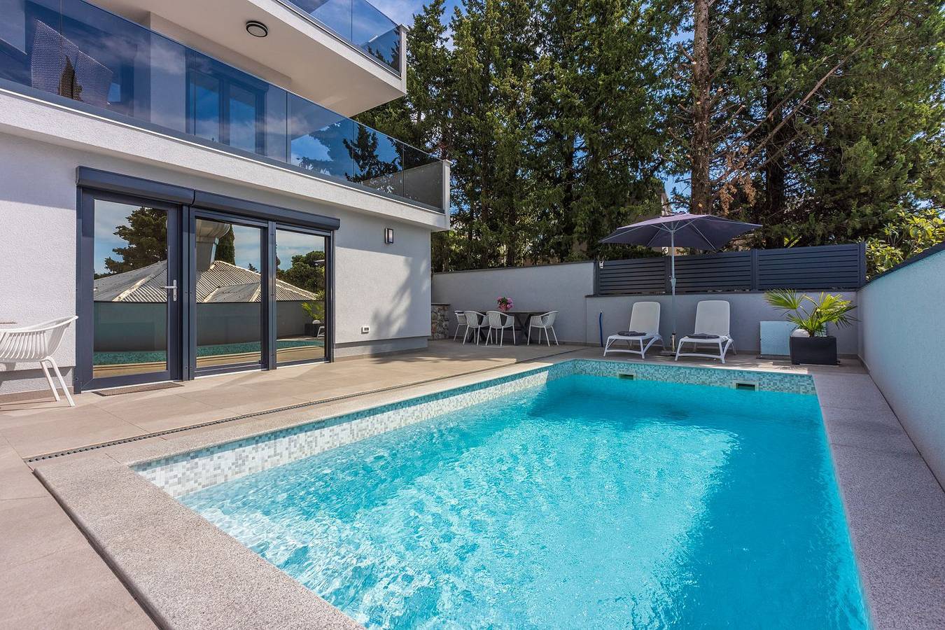 Cały apartament, Modernes Apartment mit Meerblick, 500 Meter Strand in Crikvenica, Żupania primorsko-gorska