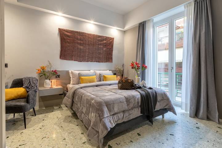 Gîte pour 6 personnes, avec balcon à Sassari