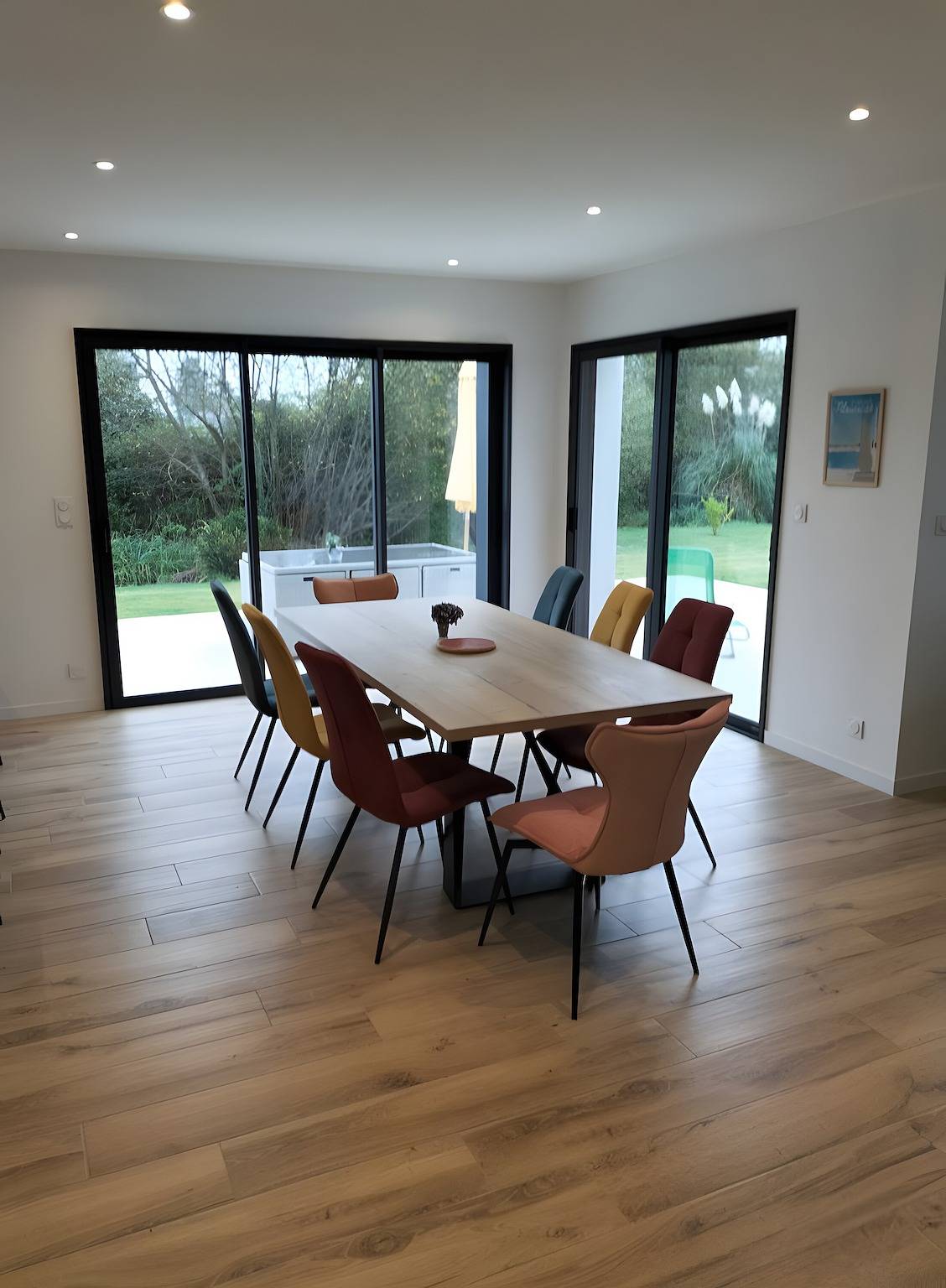 Neues, modernes Haus in Plouescat, 4 km vom Meer entfernt, mit großer Terrasse in Plouescat, Côte des Légendes