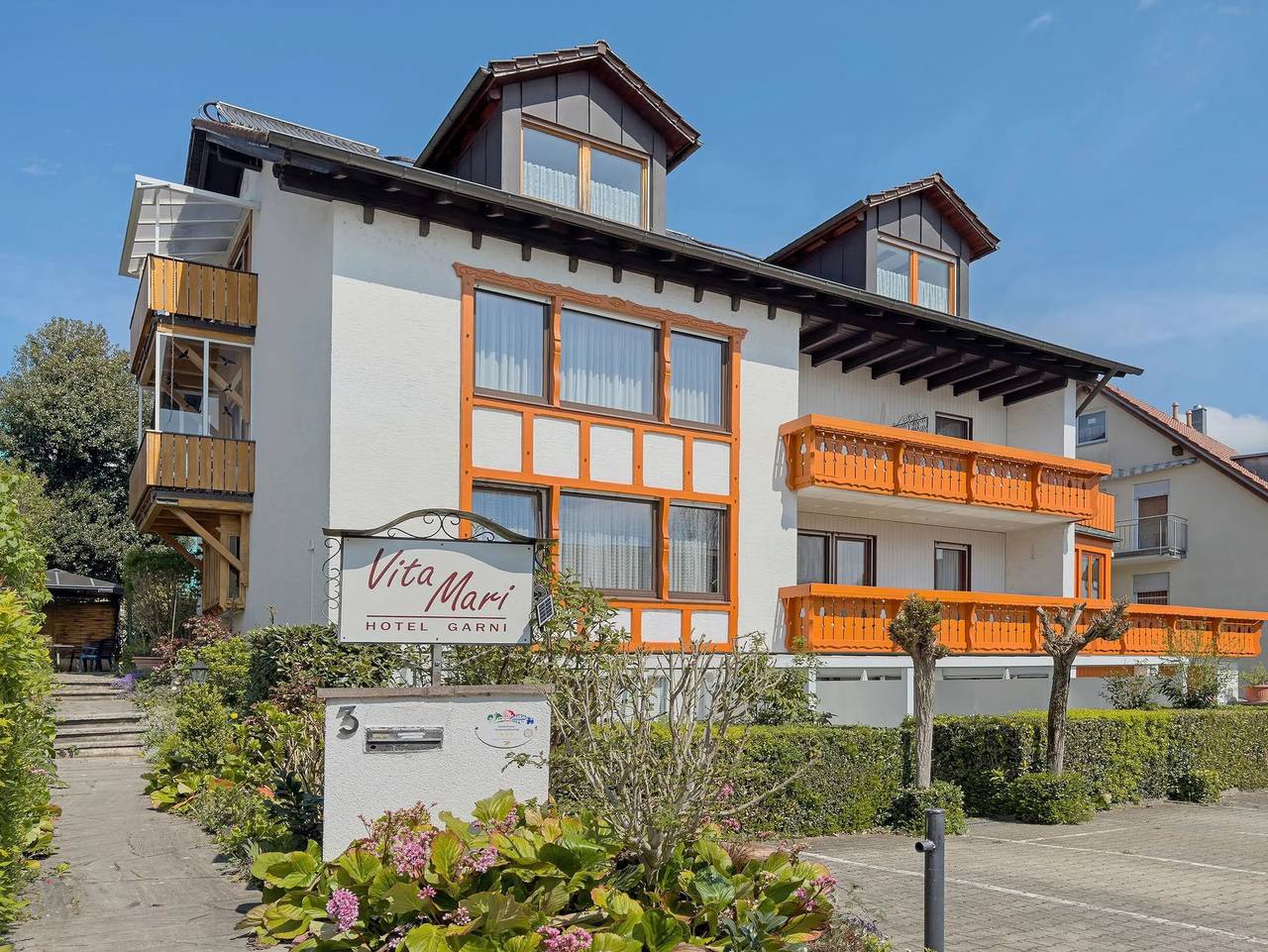 Hotel Garni Vitamari - Einzelzimmer 1, Ug in Wasserburg (Bodensee), Bayerisch Schwaben